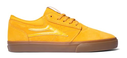 Lakai Griffin SMU Skateschuhe für Herren – atmungsaktive Freizeit-Sneaker, Gelb/Gum Suede, 41.5 EU von Lakai