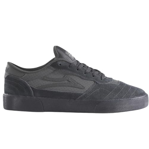 Lakai Herren Cambridge Low-Top Skateboardschuhe – Anthrazit Wildleder, Größe 9.5 US – Robuste Skateschuhe für Herren mit Grip & Komfort von Lakai