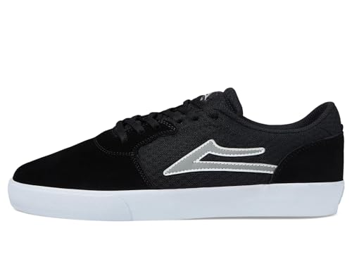 Lakai Herren Cardiff Skateschuhe – atmungsaktive Freizeit-Sneaker, Schwarzes Wildleder, 47 EU von Lakai