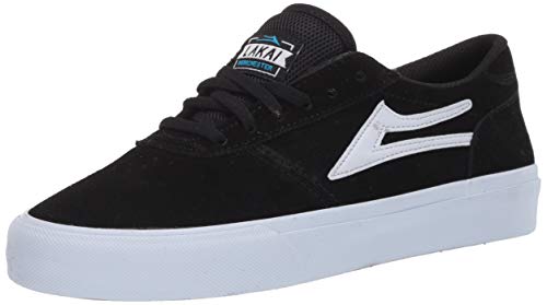 Lakai Limited Footwear Mens Manchester Skate Schuh, Schwarz (Schwarze Velourslederoptik), 48 EU von Lakai