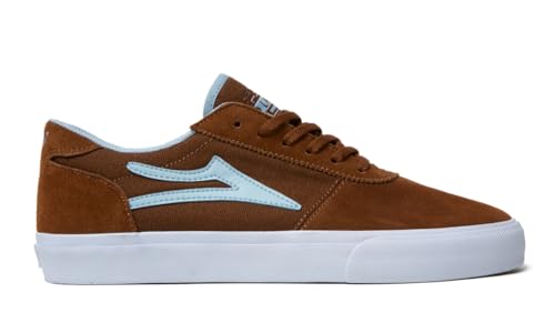 Lakai Manchester Herren Skateschuhe - Low Top Classic Sneaker, Braun Wildleder, 44.5 EU von Lakai