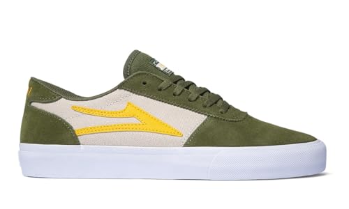 Lakai Manchester Herren Skateschuhe - Low Top Classic Sneaker, Chive Suede, 42 EU von Lakai