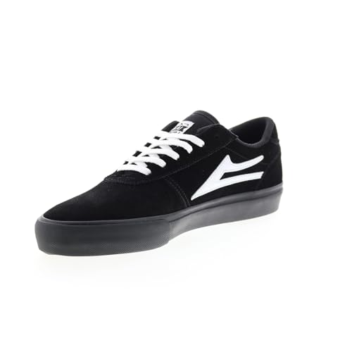 Lakai Manchester Herren Skateschuhe - Low Top Classic Sneaker, Schwarzes Wildleder 3, 44 EU von Lakai