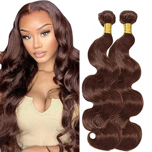 Lakaisa Body Wave Human Hair Bundles Echthaar Tressen Extensions Sew in Hair Chocolate Brown Real Hair Extensions 2 Bundles Unprocessed Virgin Human Hair Minimal Smell for Woman 24 24 Zoll Lakaisa Body Wave Human Hair Bundles Echthaar Tressen Extensions Sew in Hair Chocolate Brown Real Hair Extensions 2 Bundles Unprocessed Virgin Human Hair Minimal Smell for Woman 24 24 Zoll von Lakaisa