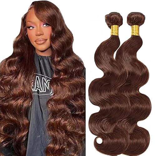 Lakaisa Body Wave Human Hair Bundles Echthaar Tressen Extensions Sew in Hair Chocolate Brown Real Hair Extensions 2 Bundles Unprocessed Virgin Human Hair Minimal Smell for Woman 34 34 Zoll Lakaisa Body Wave Human Hair Bundles Echthaar Tressen Extensions Sew in Hair Chocolate Brown Real Hair Extensions 2 Bundles Unprocessed Virgin Human Hair Minimal Smell for Woman 34 34 Zoll von Lakaisa