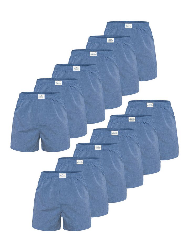 Lakeford & Sons Boxer American Boxershorts Herren 12-Pack in klassischen Designs (12-St) Boxershorts, Unterhose, Boxerbriefs von Lakeford & Sons