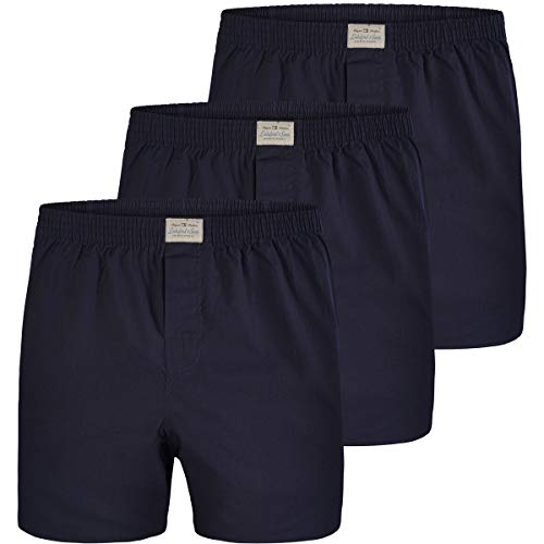 Lakeford & Sons Boxershorts 3-Pack 'Uni/Dyed' - Navy - XL Lakeford & Sons Boxershorts 3-Pack 'Uni/Dyed' - Navy - XL von Lakeford & Sons
