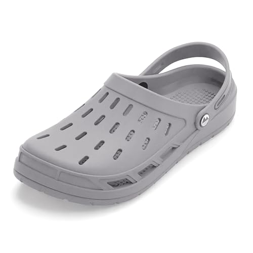 Lakeland Active Coniston Herren Ultra-atmungsaktive Clogs für den Sommerurlaub und den täglichen Gebrauch, grau, 42 2/3 EU von Lakeland Active