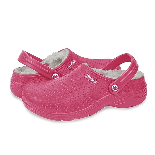 Lakeland Active Damen-Clogs mit Fleece gefüttert, himbeere, 39 EU von Lakeland Active