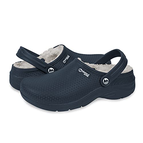 Lakeland Active Damen-Clogs mit Fleece gefüttert, oxfordblau, 38 EU von Lakeland Active