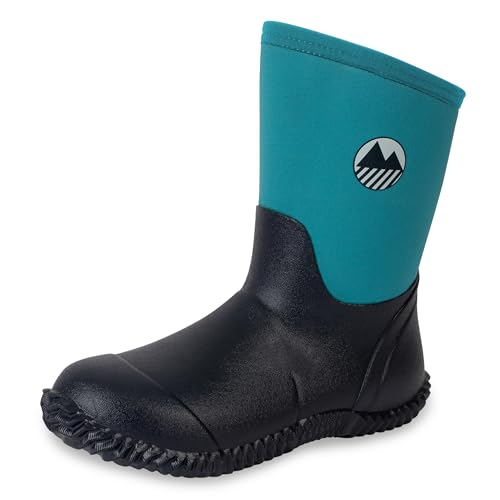 Lakeland Active Damen Kentmere Halbhoch Neopren-Gummistiefel - Navy Blau - 40.5 von Lakeland Active