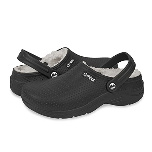 Lakeland Active Dockray-Clogs für Herren mit Fleece gefüttert, Schwarz , 44 EU von Lakeland Active