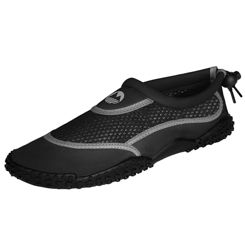 Lakeland Active Eden Herren Jungen Aquasport Badeschuhe Schwimmschuhe Wasserschuhe - Schwarz/Grau - 40 von Lakeland Active