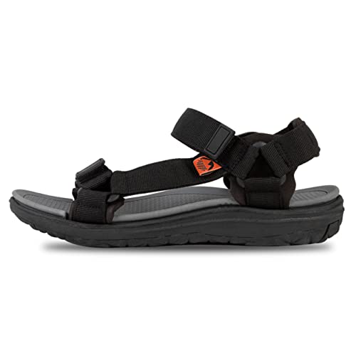 Lakeland Active Herren Stonethwaite Verstellbare Outdoor Walking Trekking Sandalen, Schwarz , 44 EU von Lakeland Active