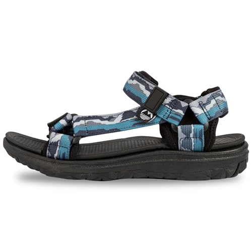Lakeland Active Herren Stonethwaite Verstellbare Outdoor Walking Trekking Sandalen, Wastwater Blue, 45 EU von Lakeland Active
