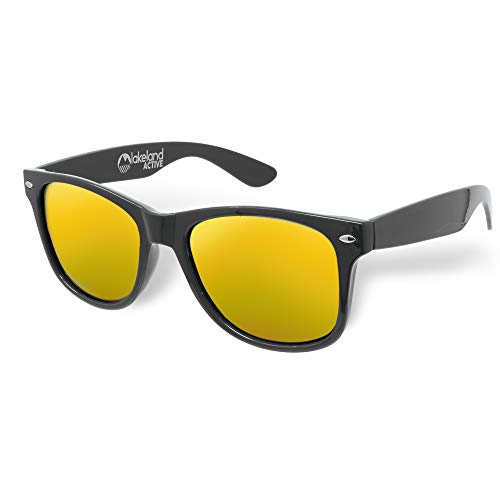 Lakeland Active Keswick Classic Polarized Sunglasses - Black/Amber Gold Mirror von Lakeland Active