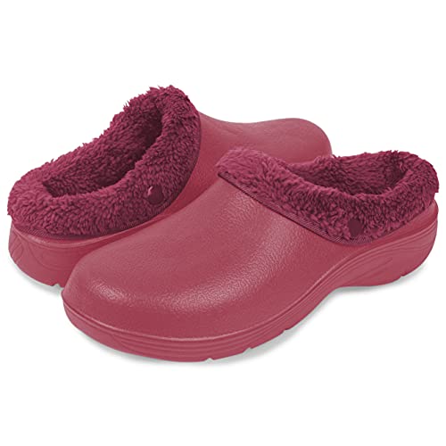 Lakeland Active Damen Gartenclogs Lorton Fleece gefüttert, himbeere, 39.5 EU von Lakeland Active