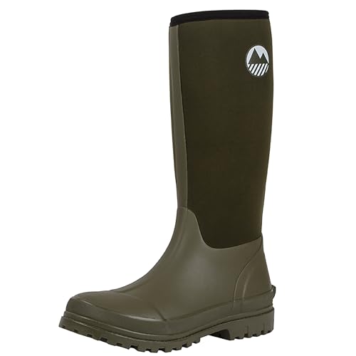 Lakeland Active Rydal Herren Neopren-Gummistiefel - Khaki - EU 47 von Lakeland Active