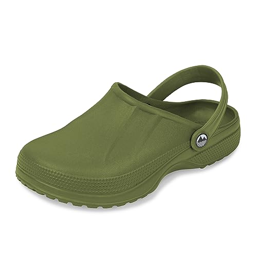 Lakeland Active Unisex Allonby Klassisch Clogs - Khaki Grün - 40 von Lakeland Active