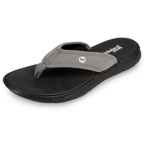 Lakeland Active Unisex Erwachsene Flimby Neopren Flip Flop Sandalen, schwarz grau, 39 EU von Lakeland Active