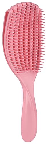 Entwirrende Haarbürste für Frauen, lockiger Nasshaarentwirrer (Rosa) von Lakifmo