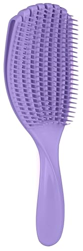 Entwirrende Haarbürste für Frauen, lockiger Nasshaarentwirrer (lila) von Lakifmo