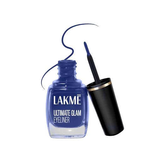 Lakme Insta Eyeliner, blau, 9 ml – wasserabweisender Eyeliner – Indien von Lakme