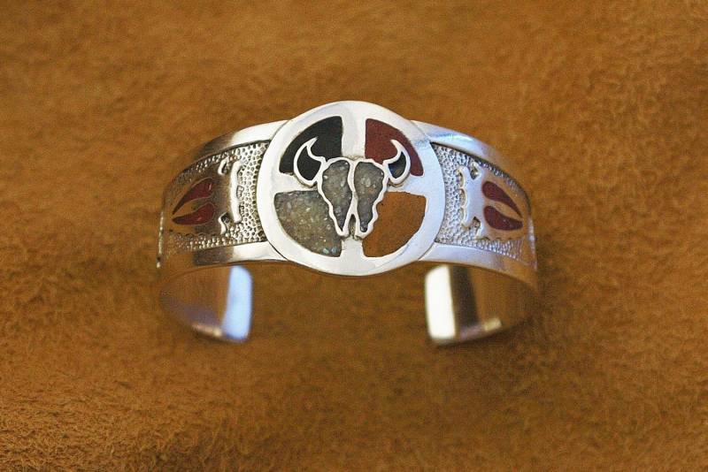 "Medizinrad "Medizinrad" Silberarmband" "Medizinrad "Medizinrad" Silberarmband" von LakotaJewelryVisions