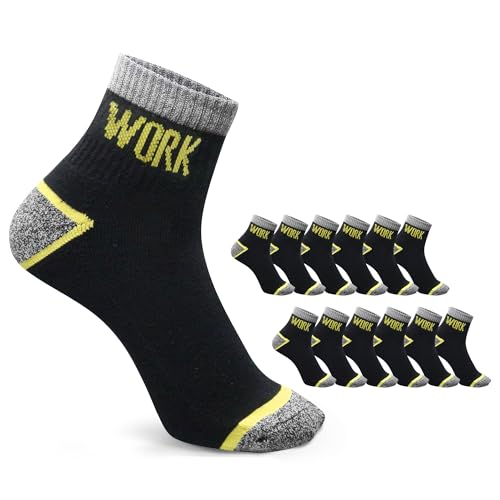 Lakpoau Socken Herren 43-46 Arbeitssocken Herren 12 Paar WORK Socks Baumwolle Herrensocken Business Socken Strümpfe Baumwollsocken 43-46 Lakpoau Socken Herren 43-46 Arbeitssocken Herren 12 Paar WORK Socks Baumwolle Herrensocken Business Socken Strümpfe Baumwollsocken 43-46 von Lakpoau