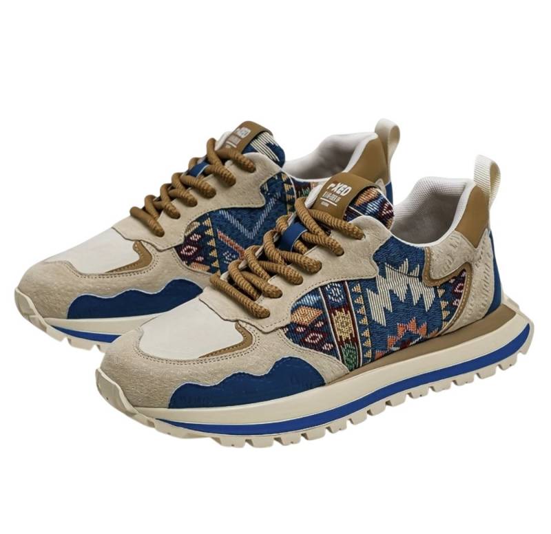 Lale Collection® Herren Sneaker Vintage Design Kilim-Muster Mode Fashion Sneaker Kilim-Muster, Design von Lale Collection®
