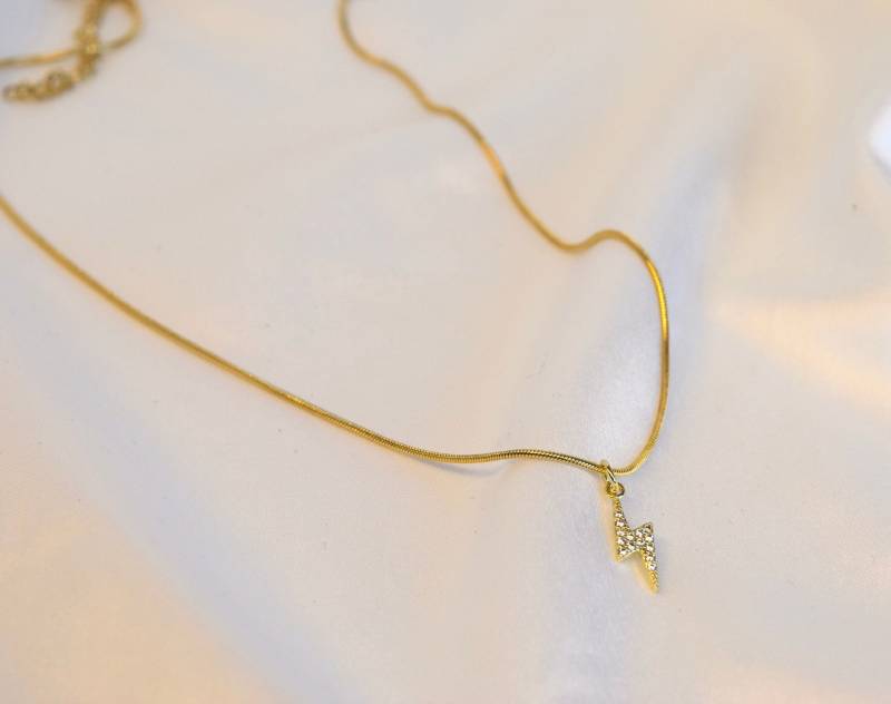 Blitz-Halskette, Halskette Mit Blitz Blitz-Halskette, Halskette Mit Blitz von LalellasShop