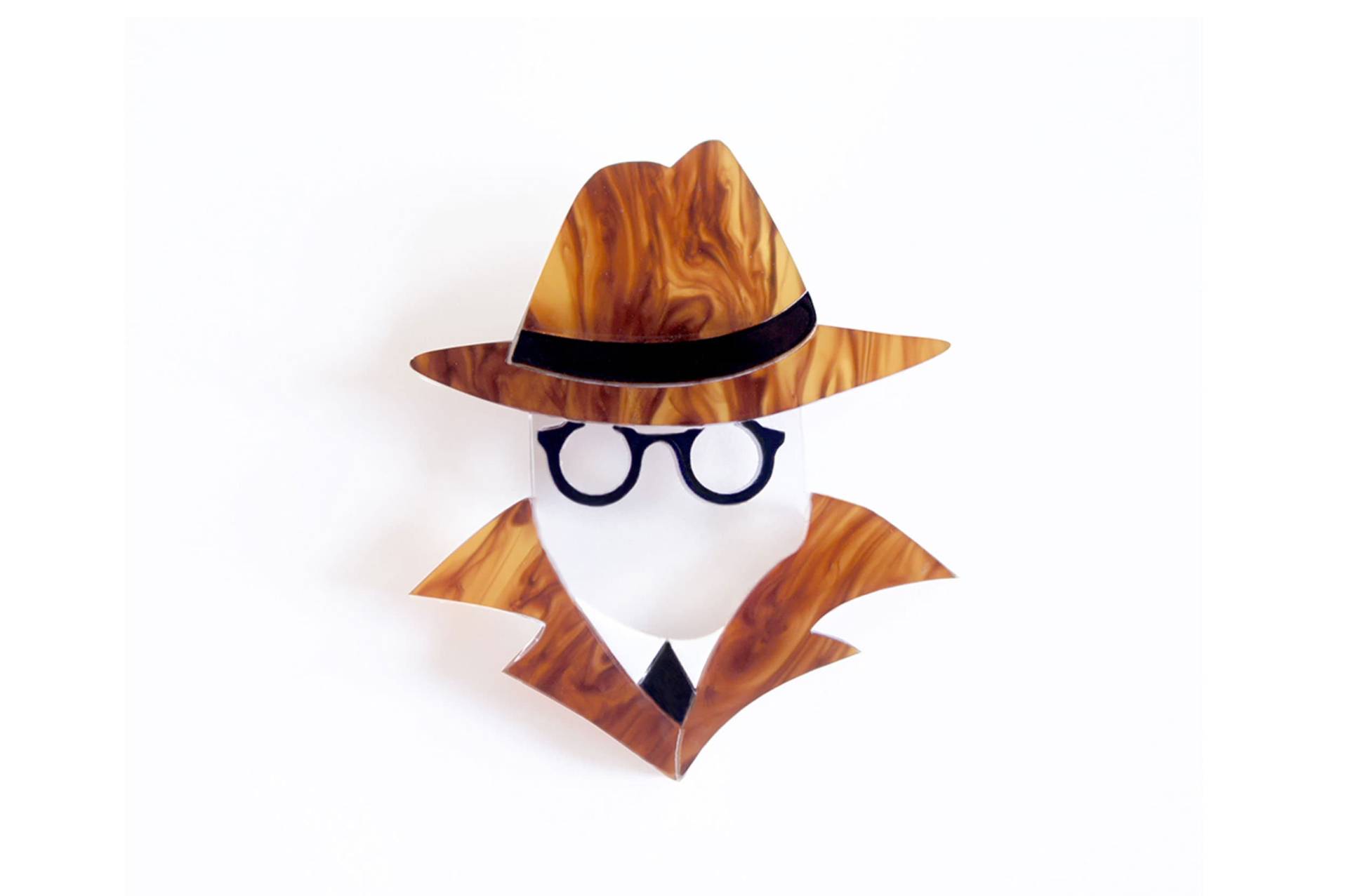 The Invisible Man Brosche Oder Halskette Von Laliblue The Invisible Man Brosche Oder Halskette Von Laliblue von LaliblueShop