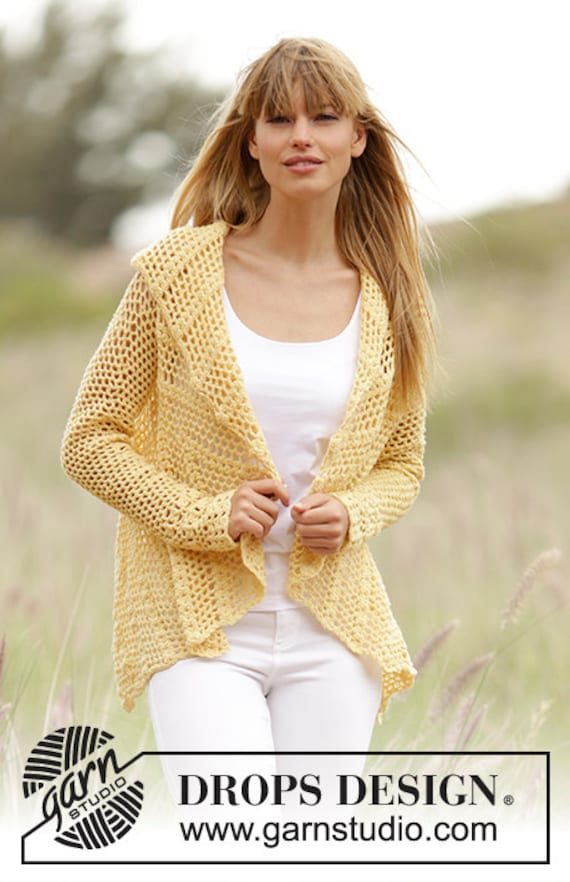 Häkeljacke, Strickjacke, Wogenjacke , Damen Outfit Herbst Winter. Handgefertigt. Wählen Sie Farbe von Lallallero