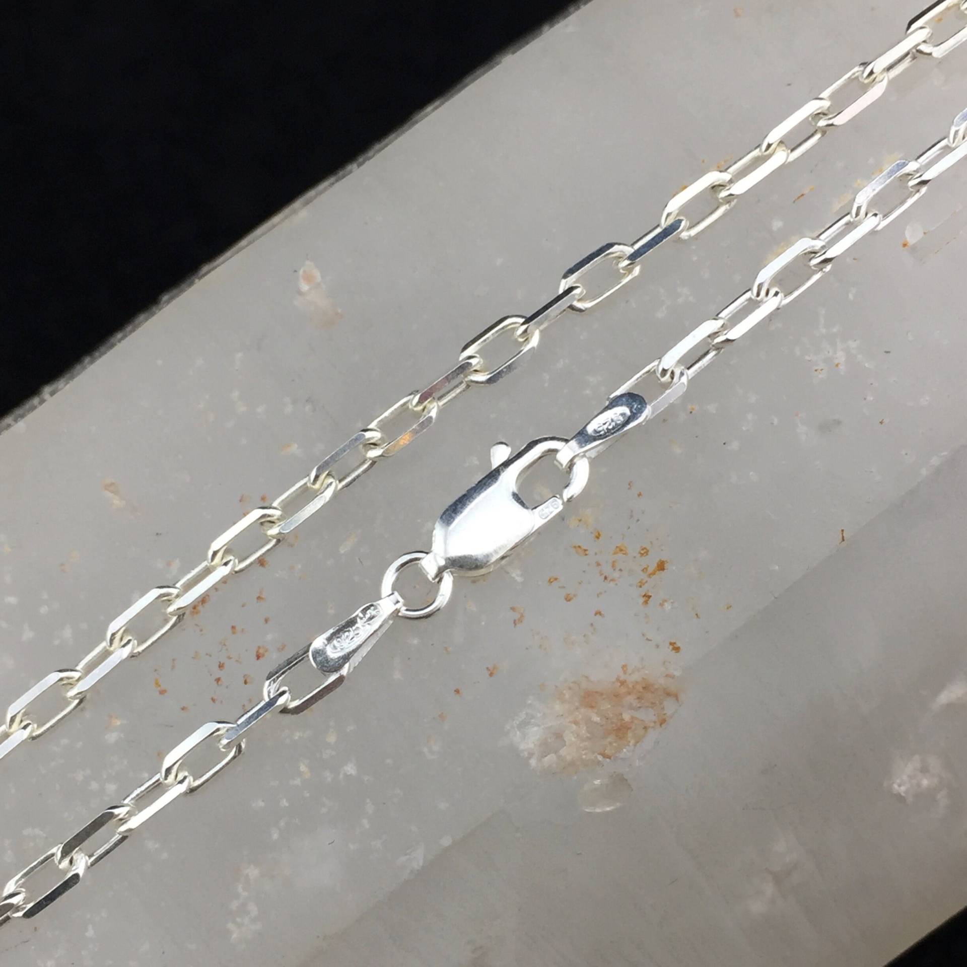 Für Ihren Anhänger.... Italienisch .925 Sterling Silber Kette Kabel | 2, 5 Mm/44cm Hummer Kralle Für Ihren Anhänger.... Italienisch .925 Sterling Silber Kette Kabel | 2, 5 Mm/44cm Hummer Kralle von LaloulaOnline