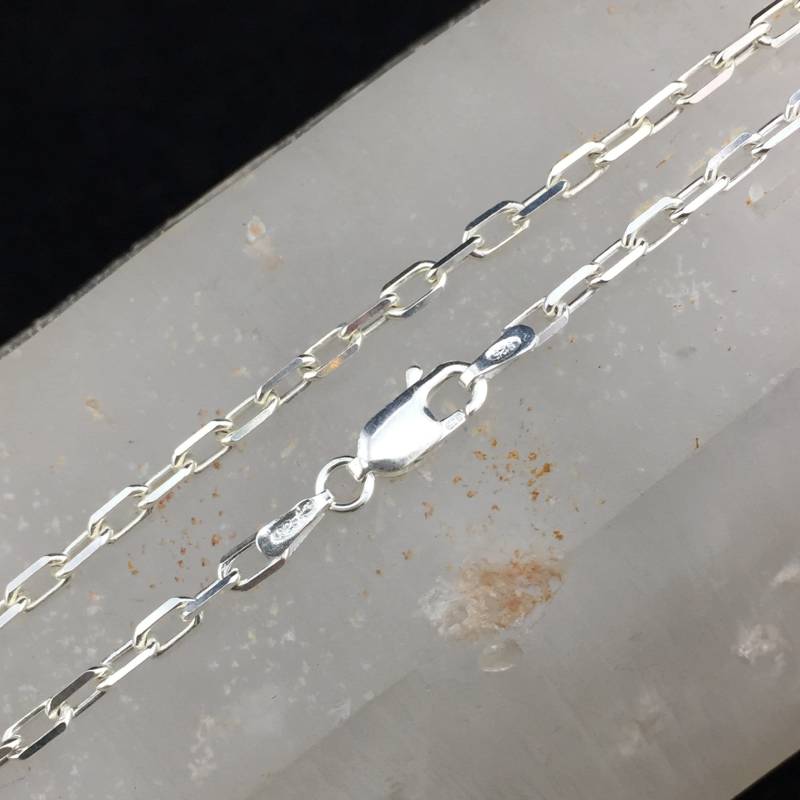 Für Ihren Anhänger.... Italienisch .925 Sterling Silber Kette Kabel | 2, 5 Mm/44cm Hummer Kralle Für Ihren Anhänger.... Italienisch .925 Sterling Silber Kette Kabel | 2, 5 Mm/44cm Hummer Kralle von LaloulaOnline