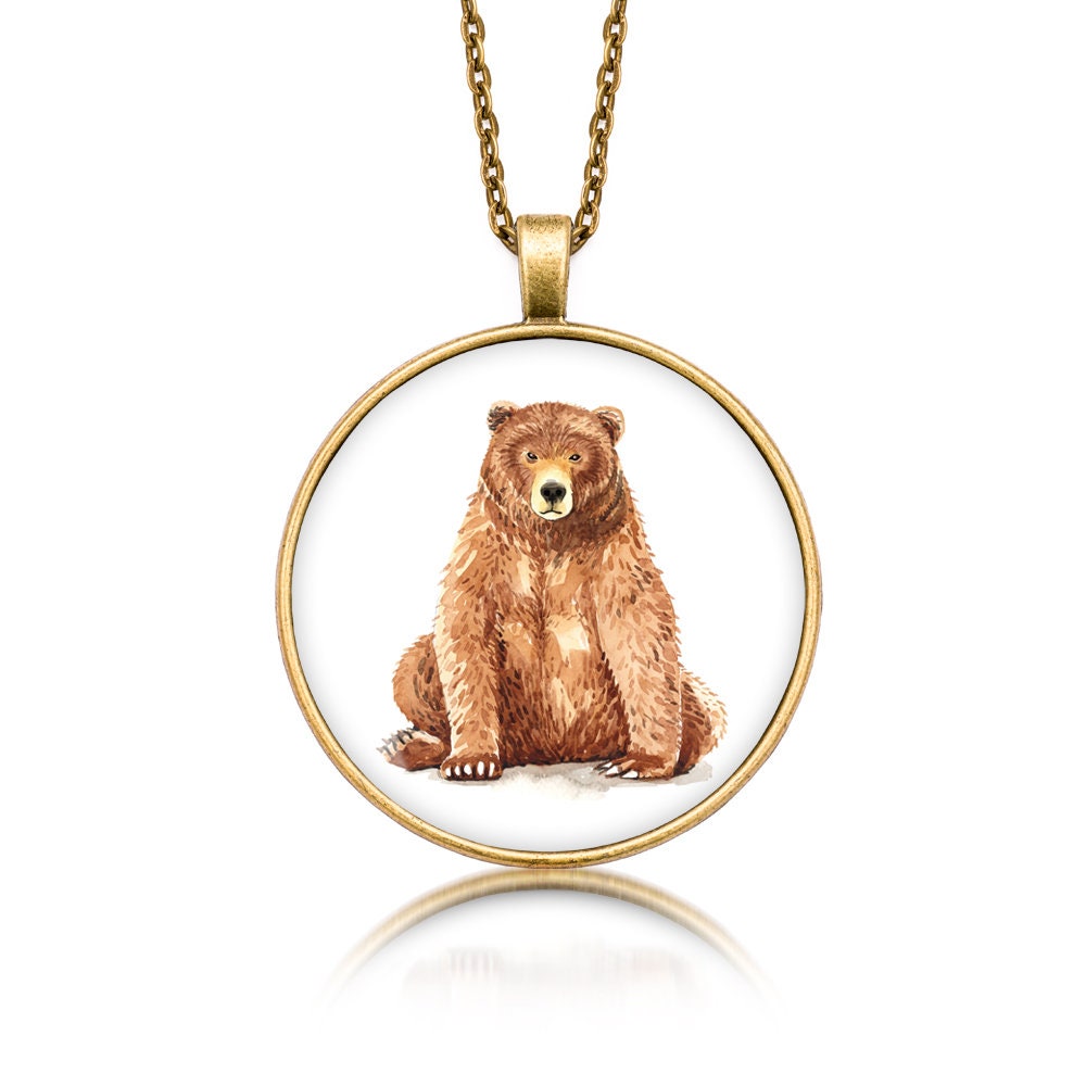 Medaillon Bär Medaillon Bär von LaluvJewelry