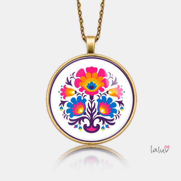 Medaillon Rund Folklore von LaluvJewelry