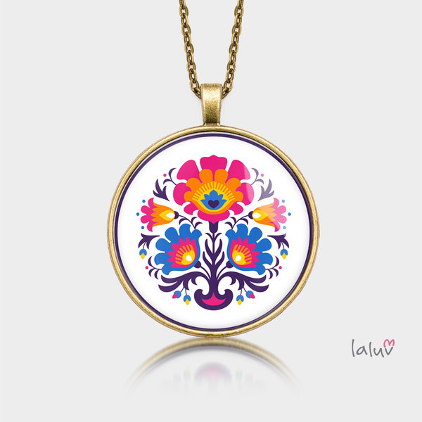 Medaillon Rund Folklore Medaillon Rund Folklore von LaluvJewelry