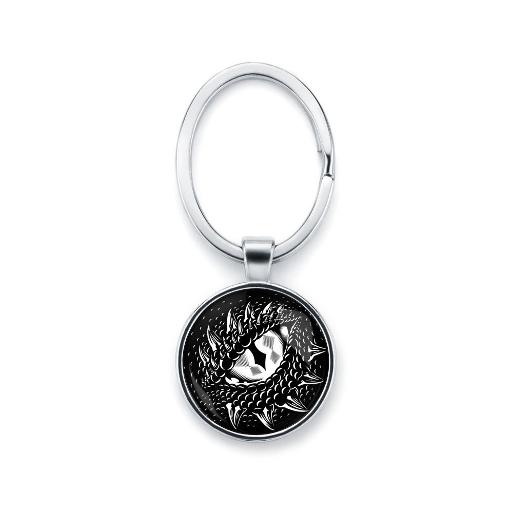 Schlüsselanhänger Drachenauge, Fantasy-Thema, Mit Meiner Eigenen Grafik, Magie, Einzigartig Schlüsselanhänger Drachenauge, Fantasy-Thema, Mit Meiner Eigenen Grafik, Magie, Einzigartig von LaluvJewelry
