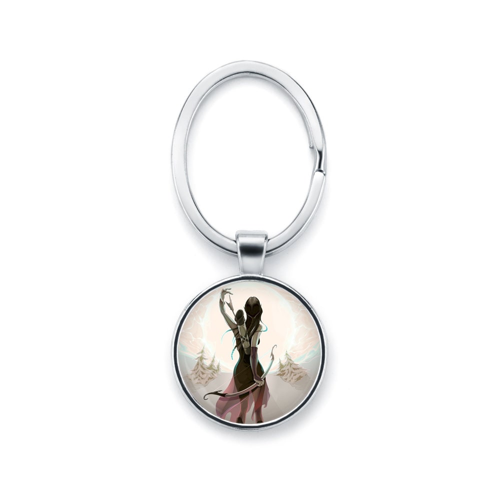 Schlüsselanhänger Elf, Mit Fantasy-Thema, Meiner Eigenen Grafik, Magie, Einzigartiger Schlüsselanhänger Elf, Mit Fantasy-Thema, Meiner Eigenen Grafik, Magie, Einzigartiger von LaluvJewelry