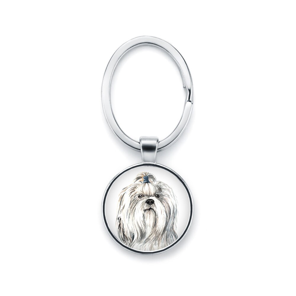 Schlüsselanhänger Shih Tzu Schlüsselanhänger Shih Tzu von LaluvJewelry