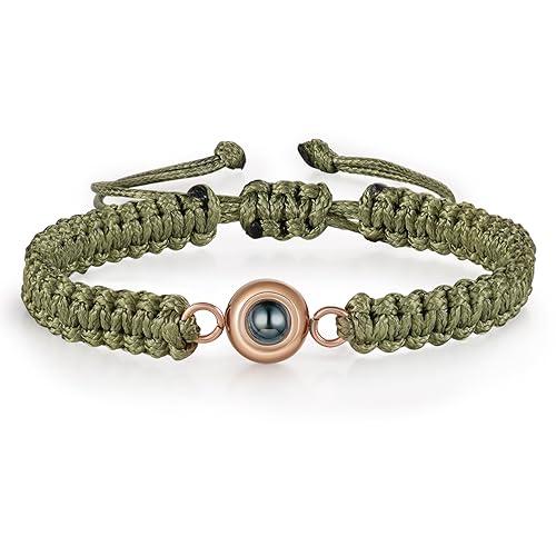 Lam Hub Fong Personalisiertes Foto Projektions Armband mit perlen Benutzerdefinierte Armband mit Bild Geschenk für Männer Familie (# 9) von Lam Hub Fong