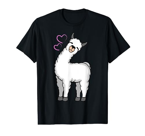 Lama Alpaka Design für Männer, Frauen, Kinder von JOHN ROMEO T-Shirt von Lama Alpaka Kollektion von JOHN ROMEO