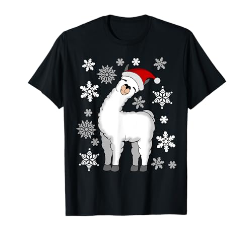 Lama Alpaka Weihnachten Motiv für Männer, Frauen und Kinder T-Shirt Lama Alpaka Weihnachten Motiv für Männer, Frauen und Kinder T-Shirt von Lama Alpaka Kollektion