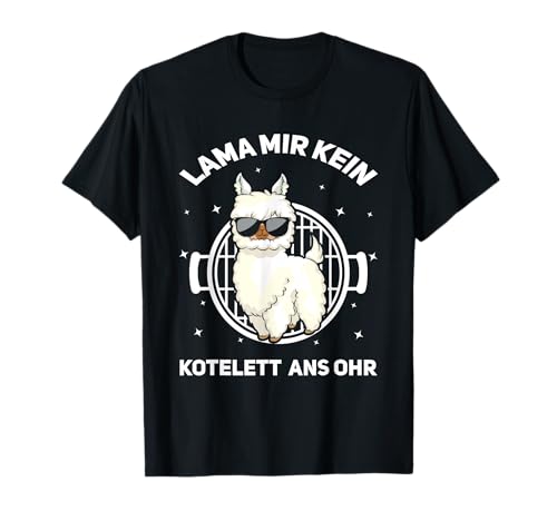 Lama Mir Kein Kotelett Ans Ohr, Herren Alpaka Damen Lama T-Shirt Lama Mir Kein Kotelett Ans Ohr, Herren Alpaka Damen Lama T-Shirt von Lama Geschenke Frauen, Alpaka Kleidung Herren