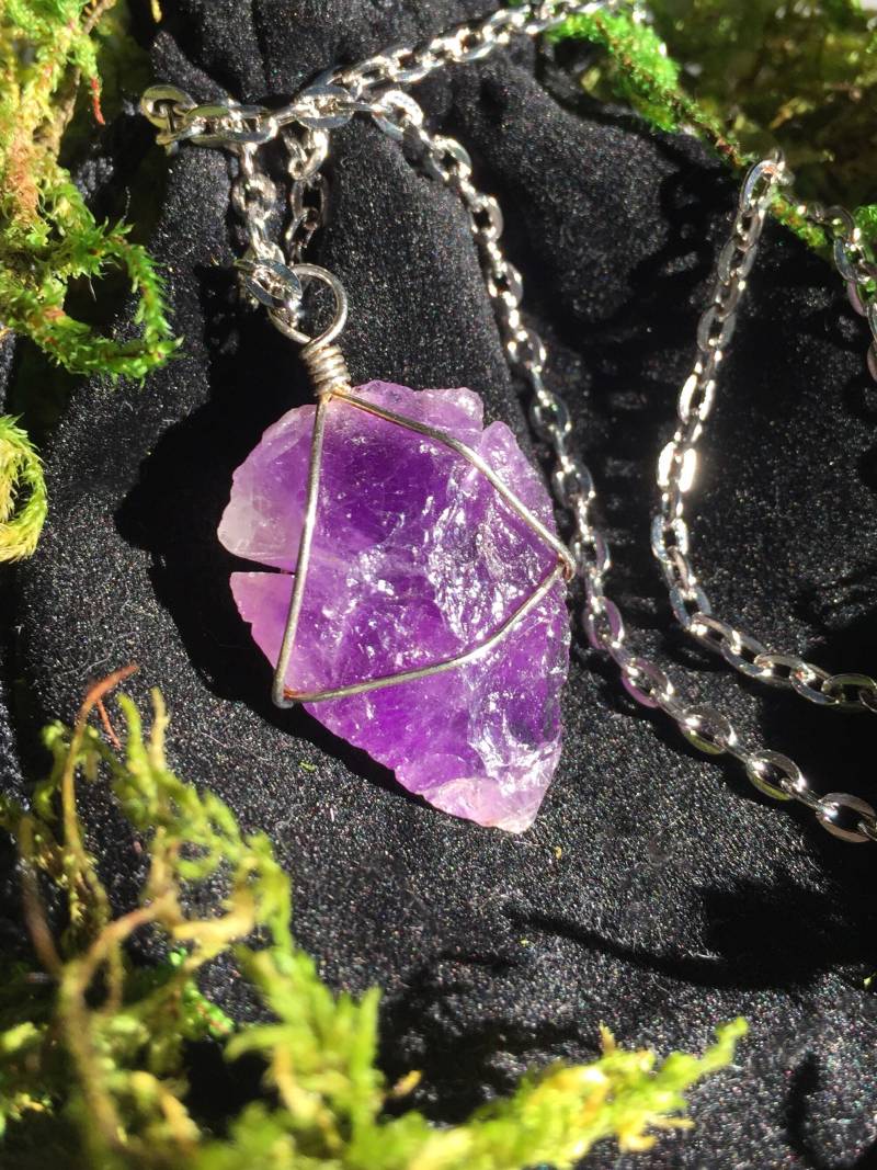 Amethyst Pfeilspitze Halskette Amethyst Pfeilspitze Halskette von Lamagick