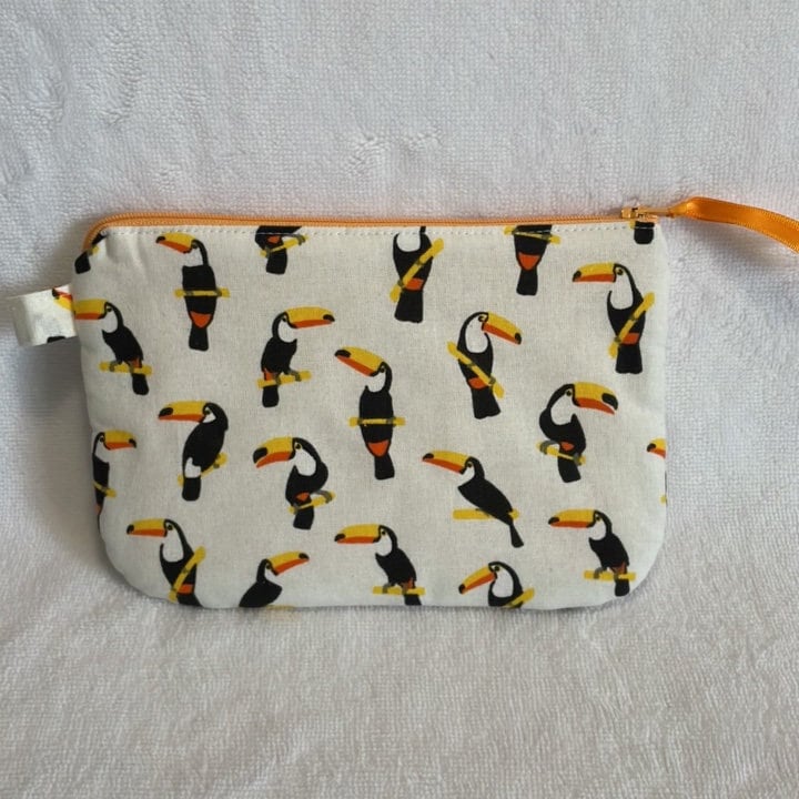 Kosmetiktasche // Flache Mehrzweck-stoffbeutel Medizinbeutel von Lamagiedutissu