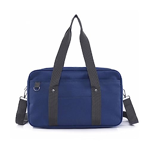 Lamala Messenger Bag Japanischen Stil JK Uniform Crossbody Umhängetasche Mehrzweck Tragetasche Mädchen Student Handtasche Satchel Taschen Blau Und Weiß Taschen von Lamala