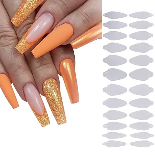 Nagelform Französisch Verlängerung Tipps Aufkleber Für Nai Dual Form Falsche Tipps Nagelverlängerungen Nagelform Form French Line Aufkleber von Lamala