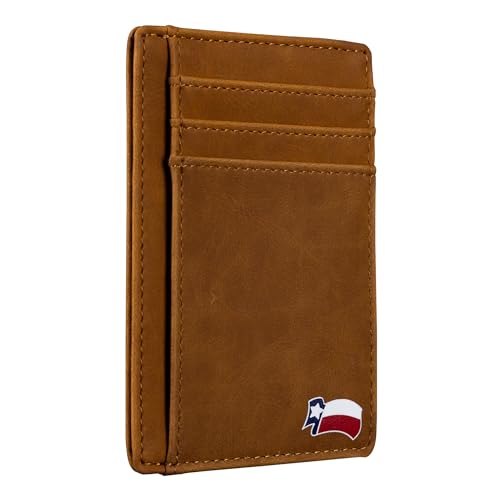 Slim Front Pocket Wallet PU Leather Khaki Card Holder RFID Blocking with Texas Souvenir Logo Gift for Texans and their lovers, Khaki, Texas Lucky Charm Armadillo auf Kartenhalter Slim Front Pocket Wallet PU Leather Khaki Card Holder RFID Blocking with Texas Souvenir Logo Gift for Texans and their lovers, Khaki, Texas Lucky Charm Armadillo auf Kartenhalter von Lamatar1